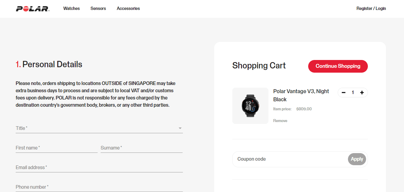 How to apply Polar coupon code